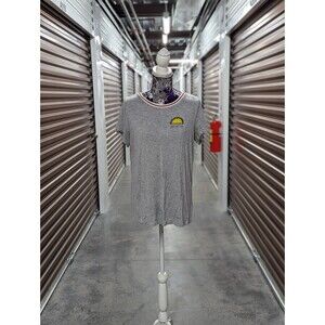 American Eagle Women's Large Taco Bout Love Super Soft Grey Shirt